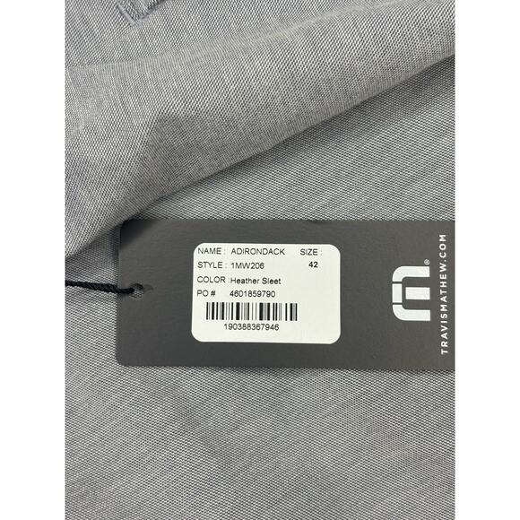 NWT! Gray TravisMathew Shorts Mens 42 Adirondack Golf Stretch Performance Casual - Picture 3 of 7